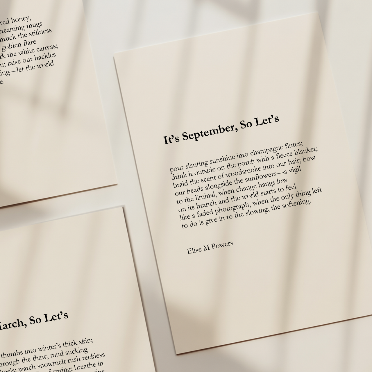 A Year in Poems Print Set